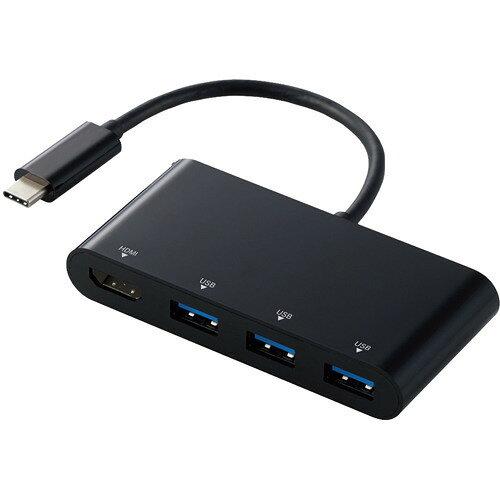 Type-ChbLOXe[V@USB3.1Gen1~3|[g@HDMI~1|[g@4KΉ@ubN  DST-C15BK/EC 1