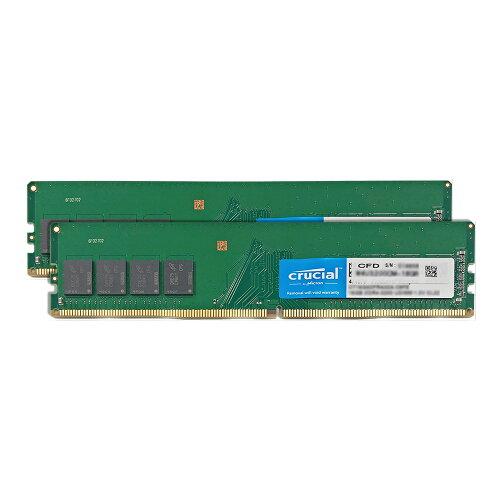 CFD̔ fXNgbvPCp DDR4-3200 (PC4-25600) 16GB~2 288pin (ۏ)(ۏ)(Crucial by Micron) W4U3200CM-16GR CFD Crucial