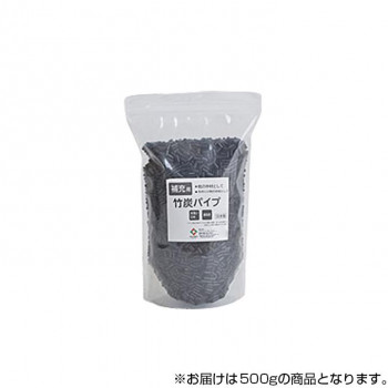 イケヒコ 寝具 枕 竹炭パイプ袋入 補充用パイプ やわらかめ 消臭 通気性 日本製 500g 洗える(手洗い) #2924029