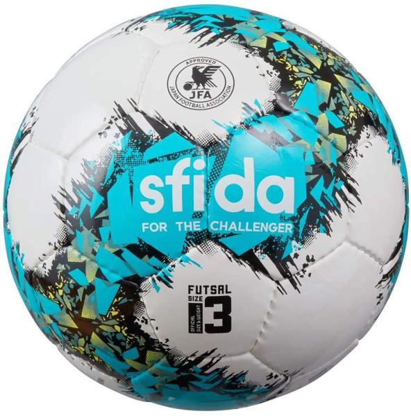  SFIDA(スフィーダ) フットサルボール 3号球 小学生用 INFINITO APERTO JR 3 SB-21IA03 white turquoise