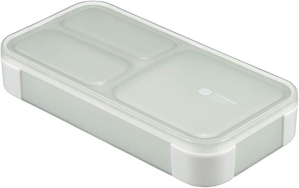 シービージャパン 弁当箱 抗菌 ライトグレー 薄型 フードマン 400ml DSK