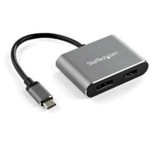 StarTech.com USB-C - DisplayPort/HDMIϊA_v^ 4K/60HzΉ USB Type-CڑHDMI/fBXvC|[g 2 in 1A_v^ CDP2DPHD