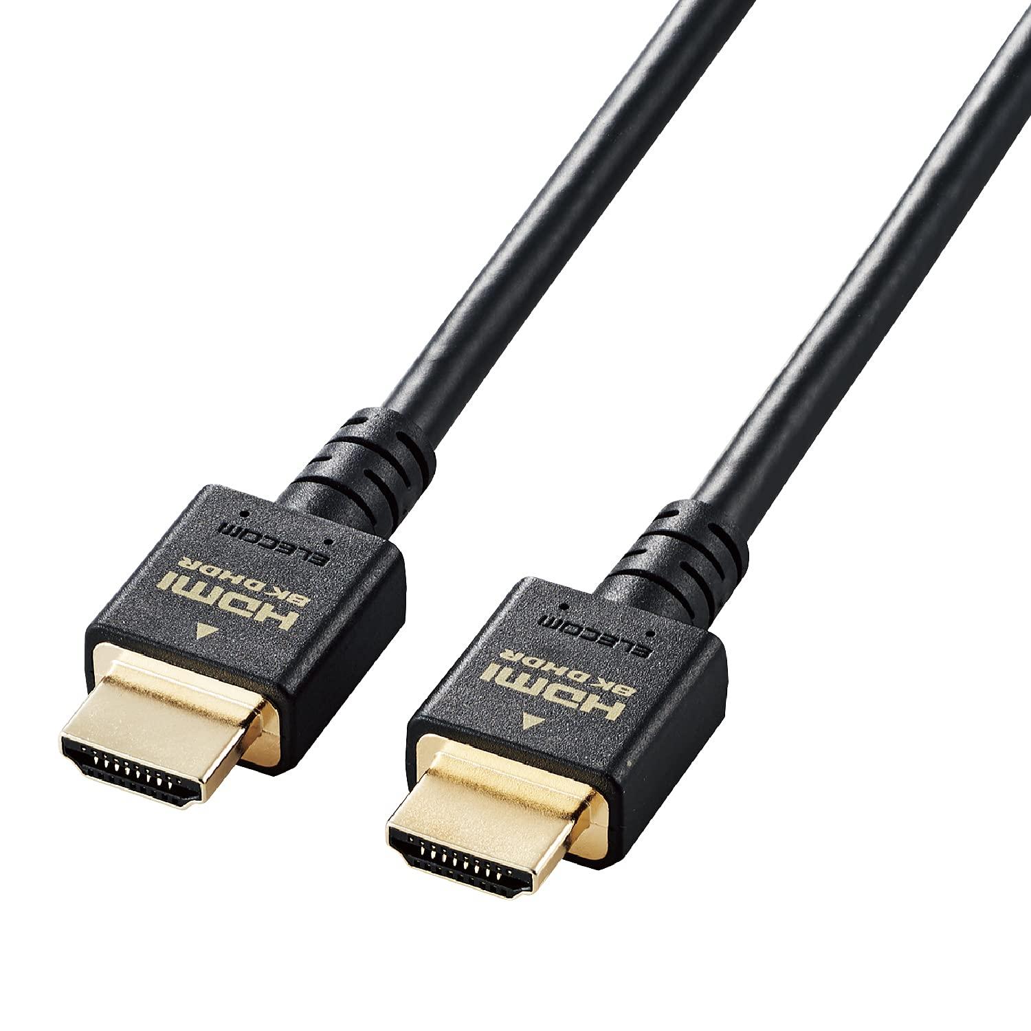 HDMIP[u/HDMI2.1/EgnCXs[h/1.5m/ubN(CAC-HD21E15BK) ELECOM GR