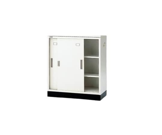 耐薬引違保管庫　スチール戸　880×400×880mm N-90D・OW 1台