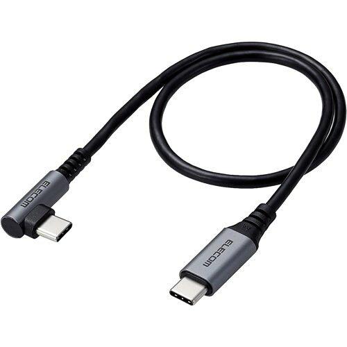 Type-C/USB-CP[u/X}zp/USB(C-C)/USB Power DeliveryΉ/Fؕi/LRlN^/RہERECX/0.3m/ubN(MPA-CCL03NBK) ELECOM GR