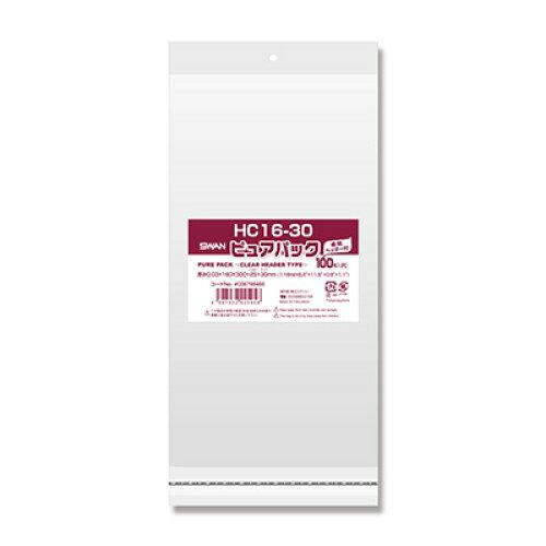 OPP袋　ピュアパック　HC　16-30　100枚  006798466 1パック(100枚入)