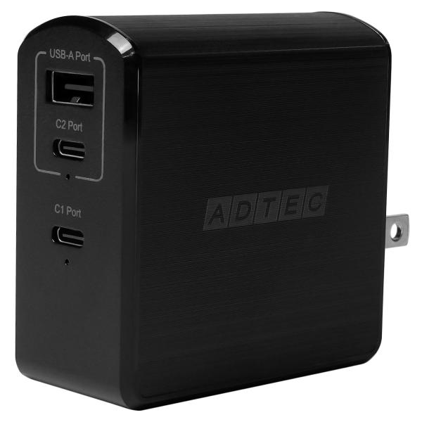 APD-A105AC2-BK PowerDeliveryΉ USB[d ubN GaN(KE)̗p }[d PDΉ ő105W Type-C x2, Type-A x1|[g PSEZpK iPhone/Android/iPad/MacBook/m[gp\ReΉ/USB-CAUSB-A@Ή