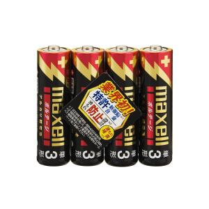 アルカリ乾電池 「長持ちトリプルパワー＆液漏れ防止設計」 ボルテージ 単3形 4本 シュリンクパック入　LR6 (T) 4P