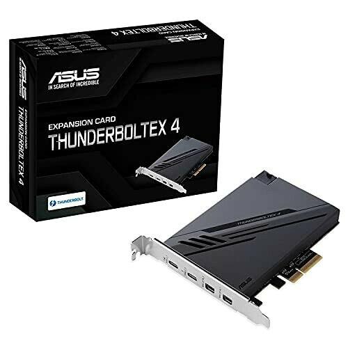 ASUS gJ[h ThunderboltEX 4 fAThunderbolt 4 (USB?C)|[g DisplayPort 1.4 PCIe 3.0x4C^[tFCX ASUS GCX[X