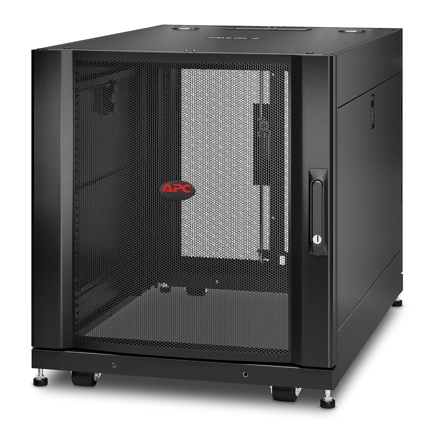 APC NetShelter SX 12U Server Rack Enclosure 600mm x 900mm w/ Sides Black / AR3003