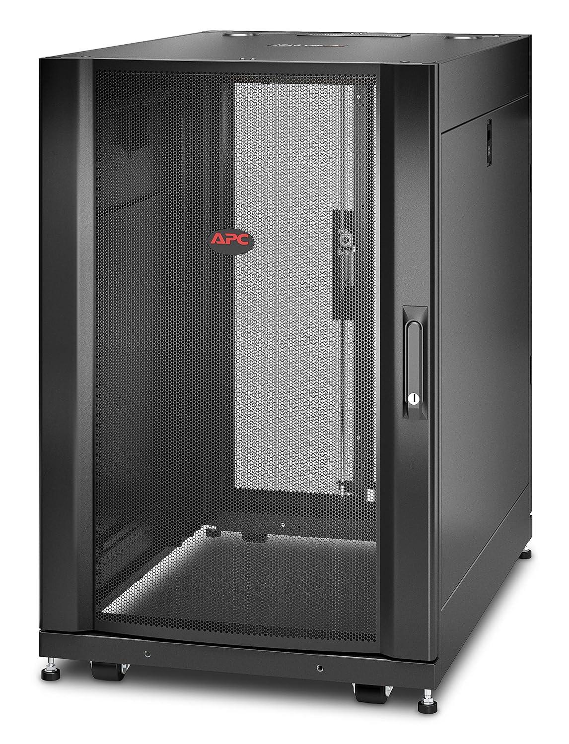 APC NetShelter SX 18U Server Rack Enclosure 600mm x 900mm w/ Sides Black / AR3006