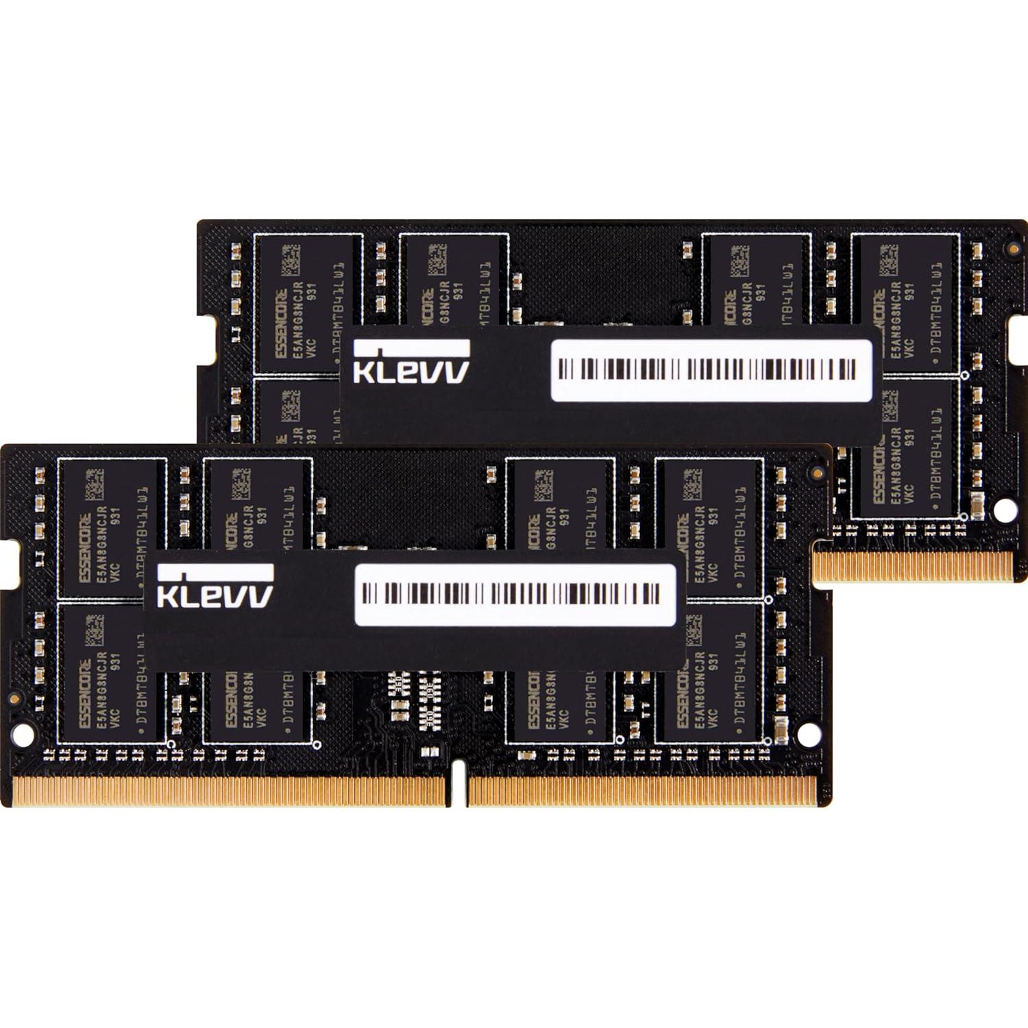 エッセンコアクレブ KLEVV ノートPC用 メモリ PC4-25600 DDR4 3200 8GB x 1枚 260pin SK hynix製 メモリチップ採用 KD48GS88C-32N220A エッセンコアクレブ KLEVV ノートPC用 メモリ PC4-25600