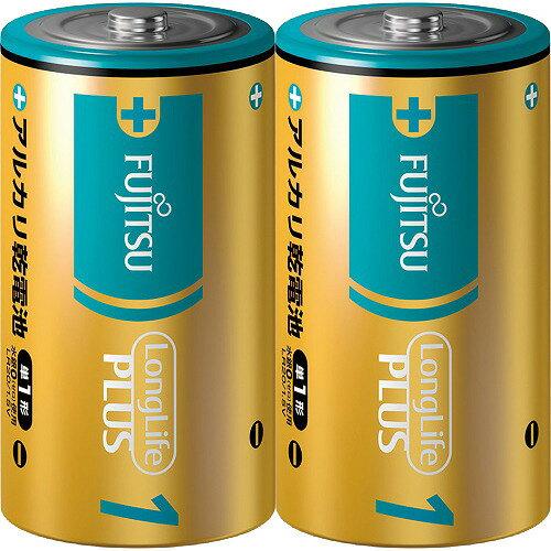 アルカリ乾電池 単1形 1.5V LR20 LongLife PLUS 2個パック  LR20LP(2S) 1パック(2個入)