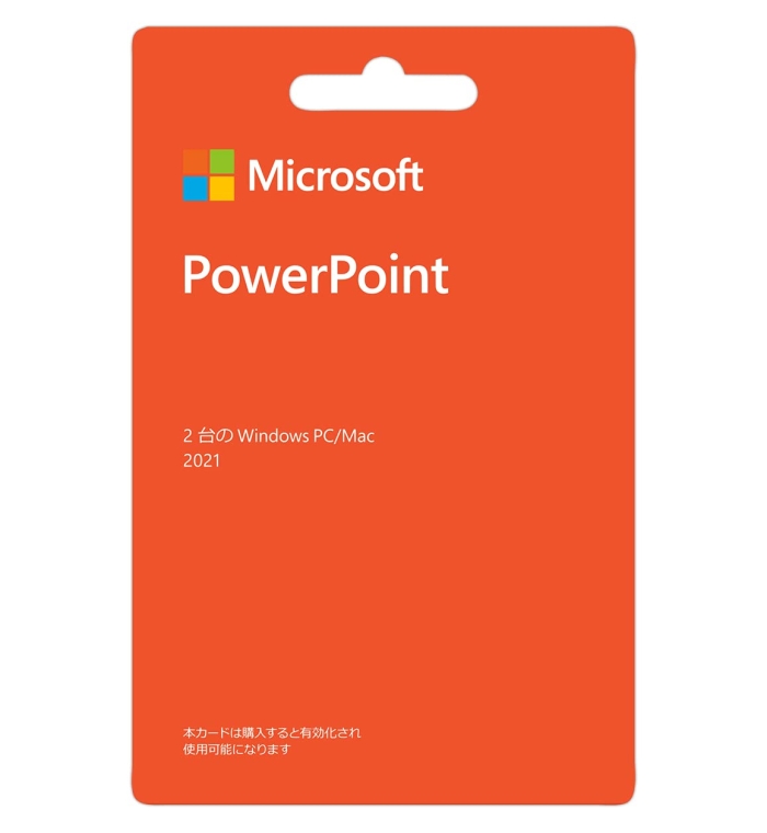 Microsoft PowerPoint 2021(ŐV i)|J[h|Windows11A10/macΉ|PC2 MICROSOFT }CN\tg