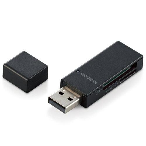 GR J[h[_[ USB2.0 SD+microSD 33+5(A_v^gp)fBAΉ }^Cv ubN MR-D205BK