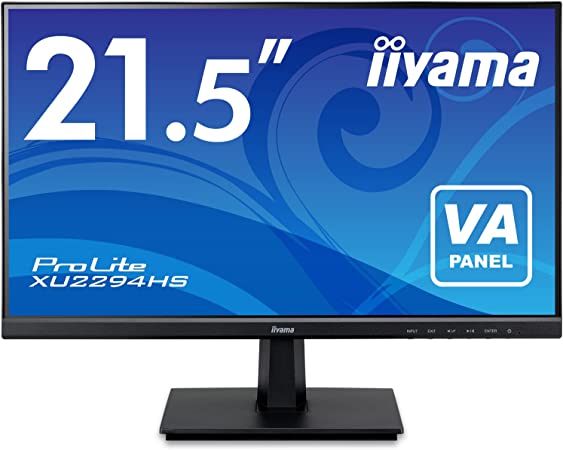 21.5^tHDj^[ fBXvC(tHD/VA//DisplayPort,HDMI,D-Sub SP[ut/3Nۏ؃plAobNCg)XU2294HS-B1 IIYAMA CC}