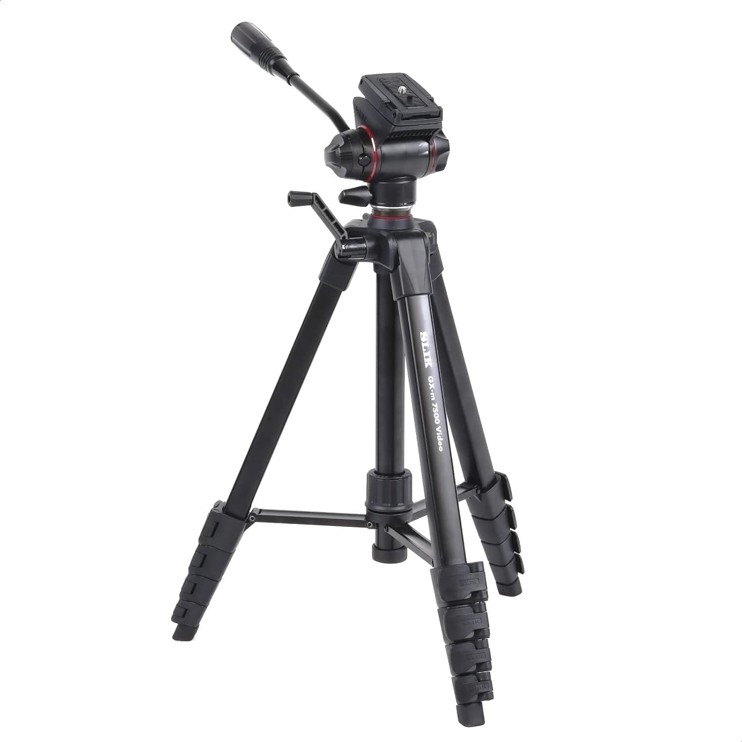 SLIK J/X}zOr GX-m 7500 VIDEO X}zz_[̌^NCbNV[ rfIBep_ ő卂176cm ő哋ڏd1.5kg 5i o[bN pP[Xt 217313