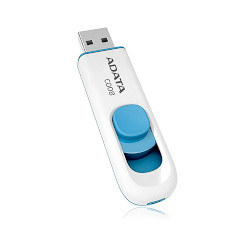 Classic Series C008 AC008-64G-RWE [64GB WHITE+BLUE] DashDrive C008 USBtbVhCu 64GB White AC008-64G-RWE(AC008-64G-RWE) A-DATA