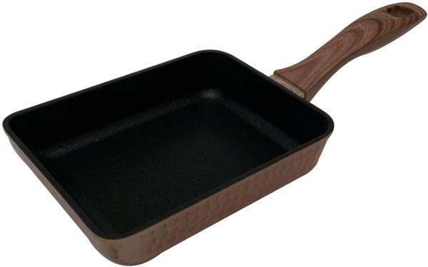 ECJOY!】 ベストコ IH 卵焼き器 マーブルストーン エッグパン 13×18cm ND-3415 クオリティプライム【特価￥1,280】