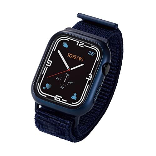 Apple Watch series7 45mm/tJo[P[X/KX/lCr[(AW-21ABCFBNV) ELECOM GR