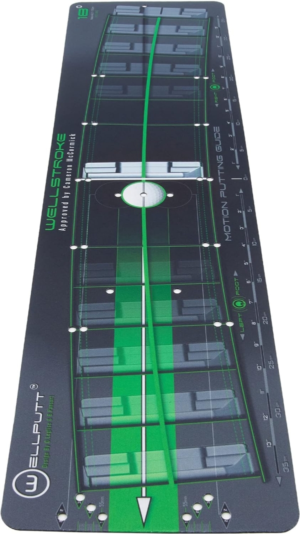  WELLSTROKE EFXg[N p^[ Xg[Nev[g WELLPUTT XEBOA[N18x tX {Kʕi ubN/O[ 81 x 20 cm