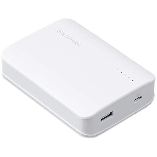 IRIS 517827 モバイルバッテリー IPB-A1001-W ホワイト (IPBA1001W 1256)