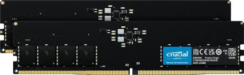 Crucial DDR5-4800MHz (PC5-38400) 64GB Kit (32GBx2) UDIMM CL40 (16Gbit)   (CT2K32G48C40U5)