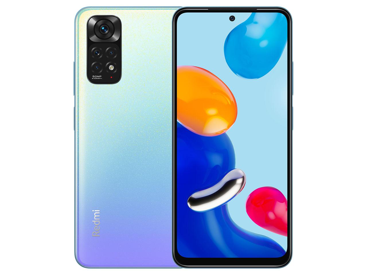 Xiaomi Redmi Note 11 X}z 6.43C` 4GB+64GB 90HzfBXvC SIMt[ 5000fCJ 33W}[dΉ 5000mAheʃobe[ w/F Android X^[u[y{K㗝Xiz