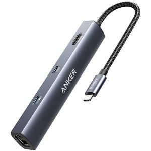 Anker PowerExpand 6-in-1 USB-C PD C[Tlbg nu Gray A8365NA1(A8365NA1)