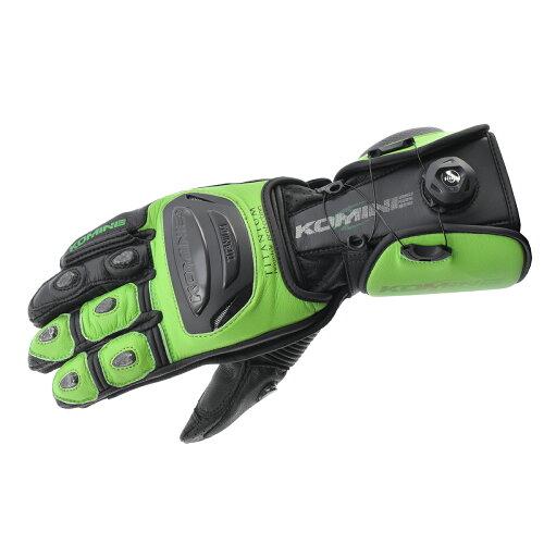 GK-253 Dial Fit Racing Gloves 06-253 F:Lime Green TCY:2XL