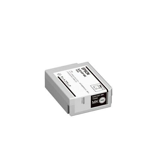 SJIC43P-MK ラベルプリンター用 インクカートリッジ(マットブラック)(SJIC43P-MK) EPSON エプソン