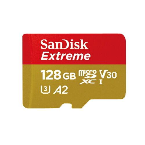  サンディスク エクストリーム microSDXC UHS-Iカード 128GB(SDSQXAA-128G-JN3MD)