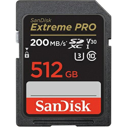 サンディスク エクストリーム プロ SDXC UHS-Iカード 512GB(SDSDXXD-512G-JNJIP) SANDISK