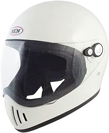 TNK B-88 BEN フルフェイスヘルメット ホワイト FREEサイズ(58-59cm)