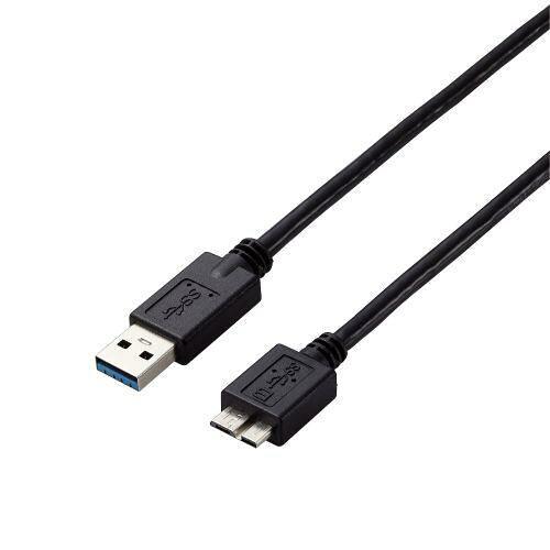  USB3.0P[u/A-microB^Cv/dlŒ/0.5m/ubN(USB3-AMB05BK/ID)