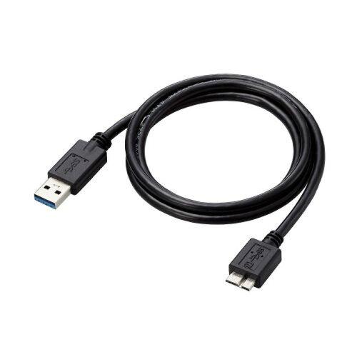 USB3.0P[u/A-microB^Cv/dlŒ/1m/ubN(USB3-AMB10BK/ID) ELECOM GR