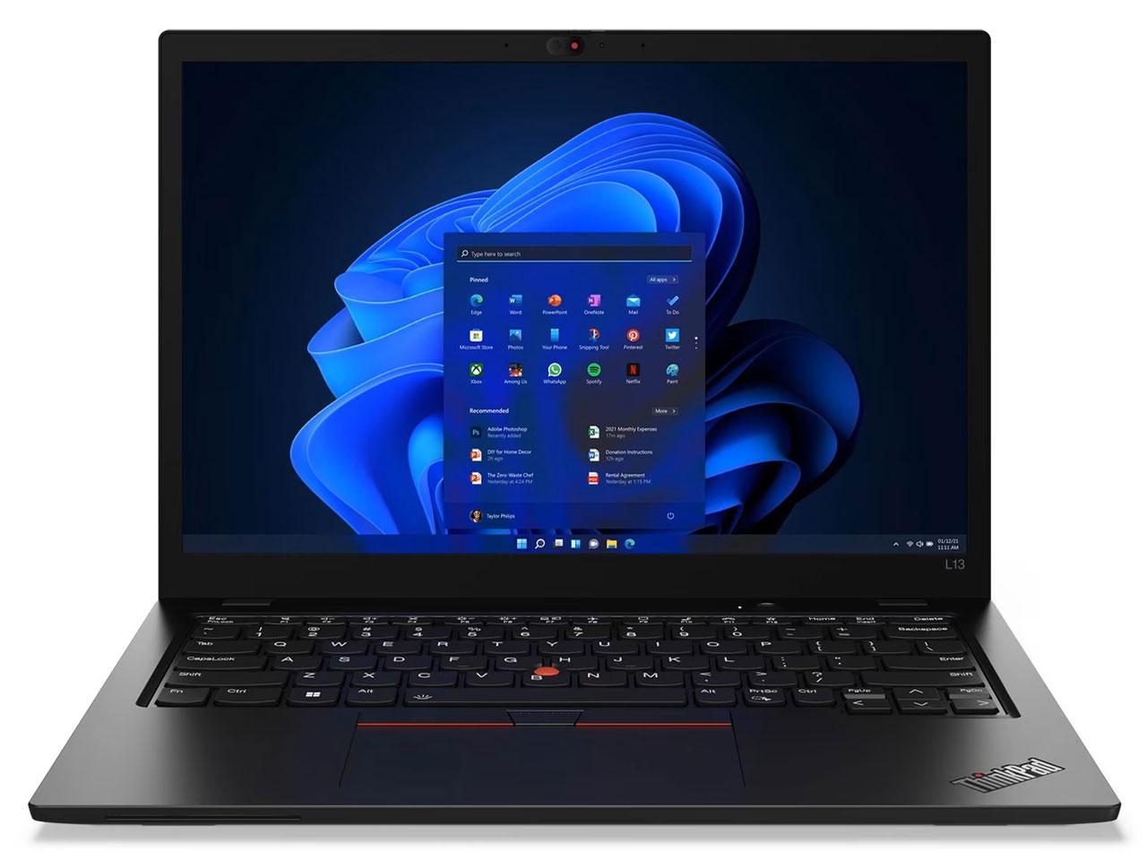 21B3004FJP Lenovo ThinkPad Windows 11 Pro 13.3^iC`j Core i5 8GB SSD 256GB 1920~1200 WebJL OfficeL(p) Bluetooth v5.2 1.0`1.5kg ubNn LENOVO m{