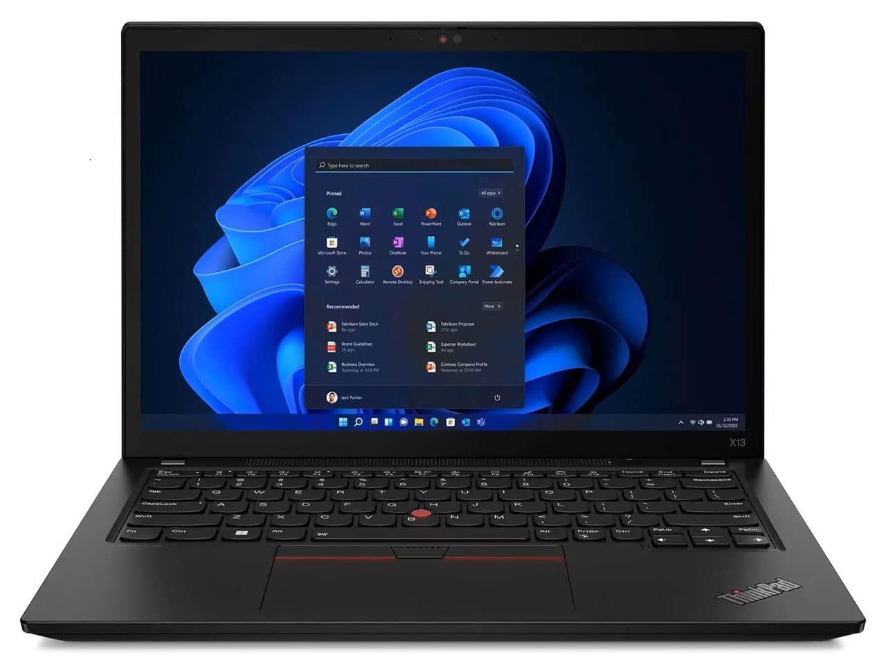 21BN0024JP Lenovo ThinkPad Windows 11 Pro 13.3^iC`j Core i5 8GB SSD 256GB 1920~1200 WebJL OfficeL(p) Bluetooth v5.2 1.0`1.5kg ubNn LENOVO m{