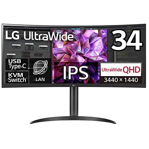 34WQ75C-B 34.0^ WQHD IPSpl Ȗʌ^ fBXvC 3440~1440 Xs[J[ DisplayPort1.4 HDMI~2 USB ^CvC LAN ubNn