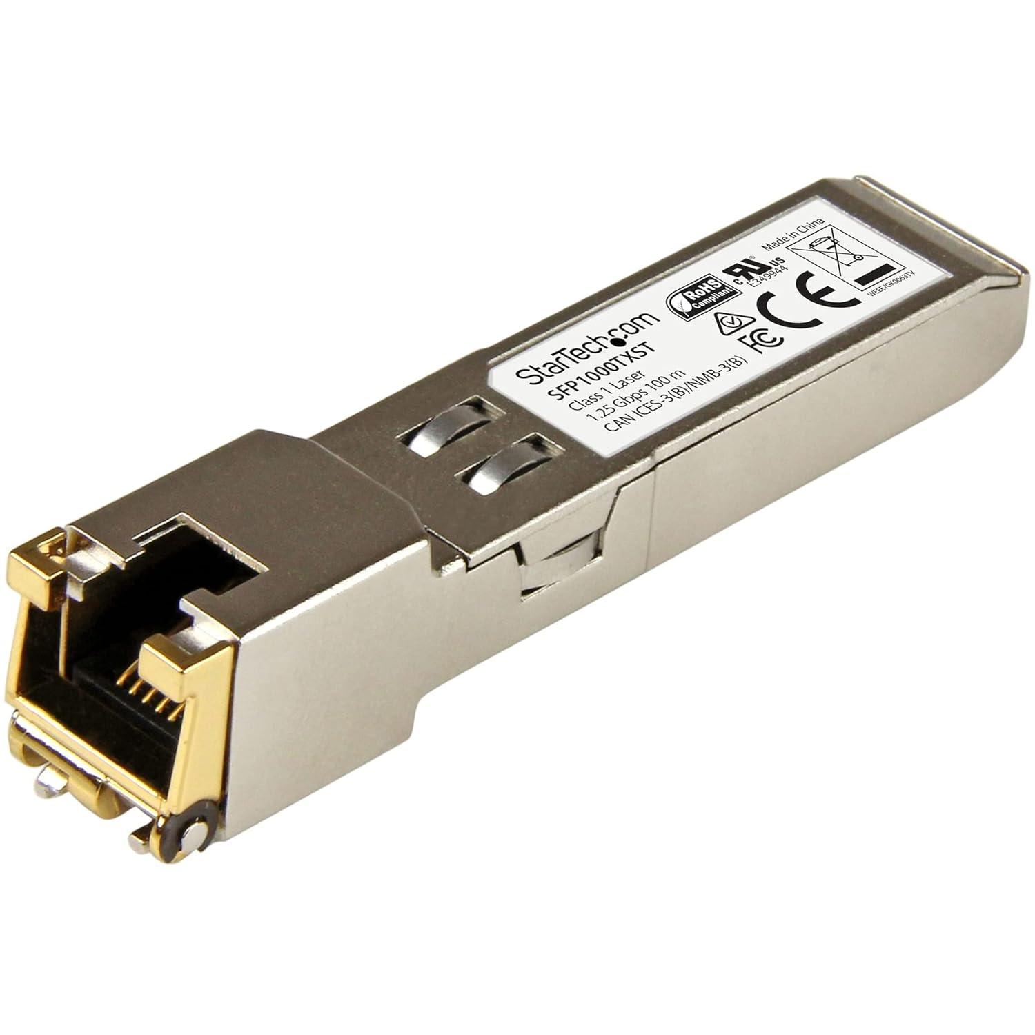 StarTech.com SFP W[/MSAΉAR[h/1000BASE-TX gV[o SFP1000TXST