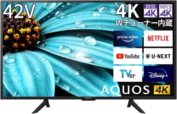  V[v 42V^ t er AQUOS 4T-C42EJ1 4K `[i[ Google TV (2022Nf)