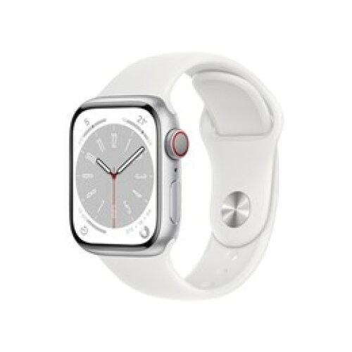 Apple Watch Series 8(GPS + Cellularf)- 41mmVo[A~jEP[XƃzCgX|[coh - M[