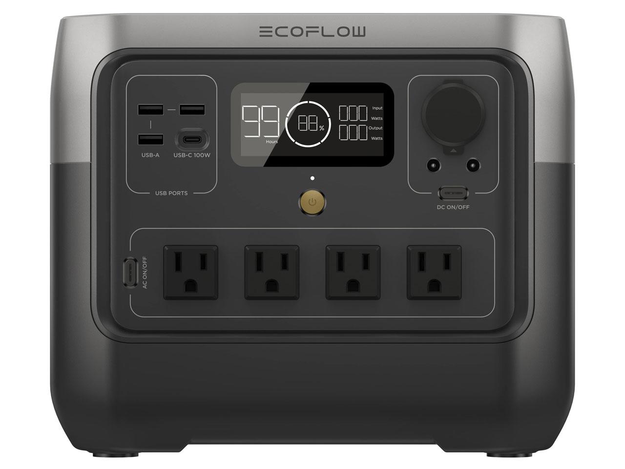 ZMR620-B-JP EcoFlow RIVER 2 Pro(ZMR620-B-JP)