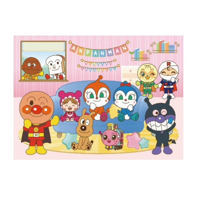 アンパンマン　ひざ掛け毛布(フランネル) 約70×100cm 雪遊び柄　イエロー アンパンマン ひざ掛け毛布 (フランネル) 70×100cm