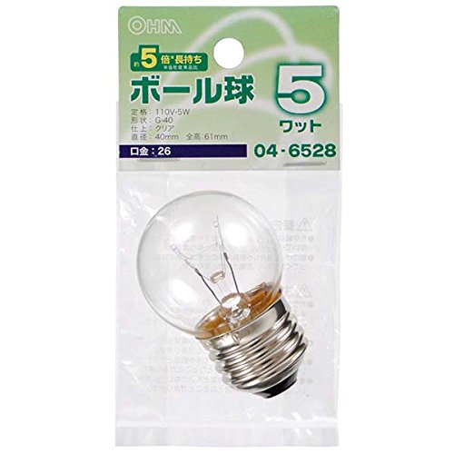 ~j{[ G40 E26/5W NA (04-6528)