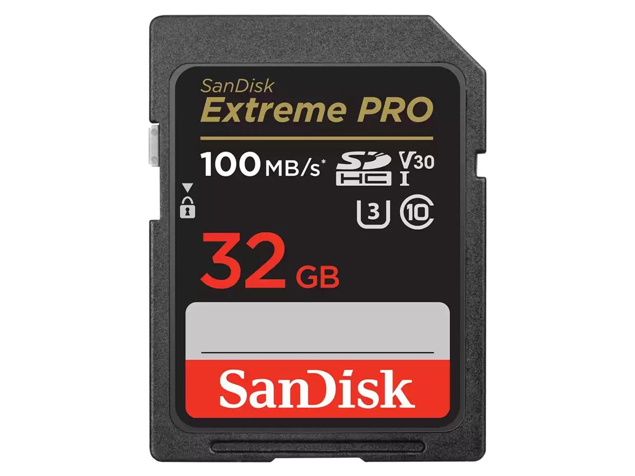  32GB Extreme PRO SDHC UHS-I [J[h - C10AU3AV30A4K UHDASDJ[h- SDSDXXO-032G-GN4IN