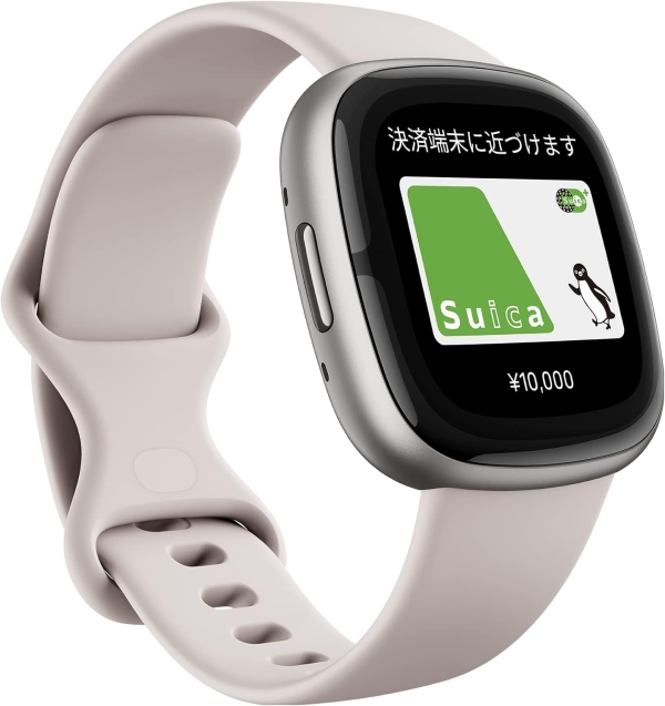 ySuicaΉzFitbit Sense 2X}[gEHb` izCg [6Ԉȏ̃obe[Ct/Alexa/GPS] FB521SRWT-FRCJK [{Ki]