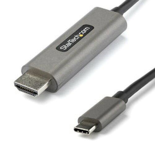 StarTech.com USB-C - HDMI ϊP[u/5m/4K 60Hz/HDR10/UHDΉ USB Type-C to HDMI 2.0b ϊA_v^[/Typec - HDMI P[u/DP 1.4I^l[g[h/HBR3 CDP2HDMM5MH