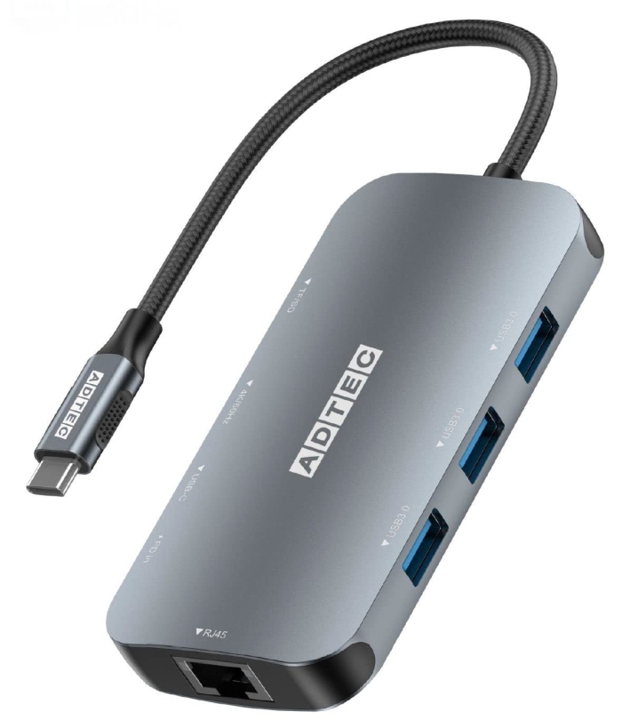 }`|[gnu 9in1 USB-C (Type-C, Type-A, SD/TF slot, LAN, 4K FulHD)yAHUB-VCA3CP-4K60z
