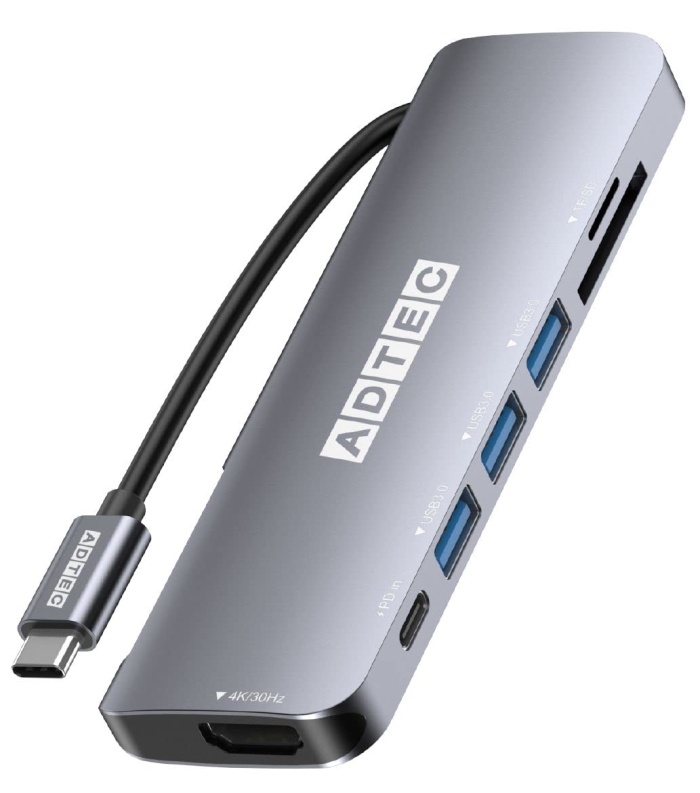 }`|[gnu 7in1 USB-C (Type-C, Type-A, SD/TF slot, 4K FulHD)yAHUB-VCA3P-4K30z